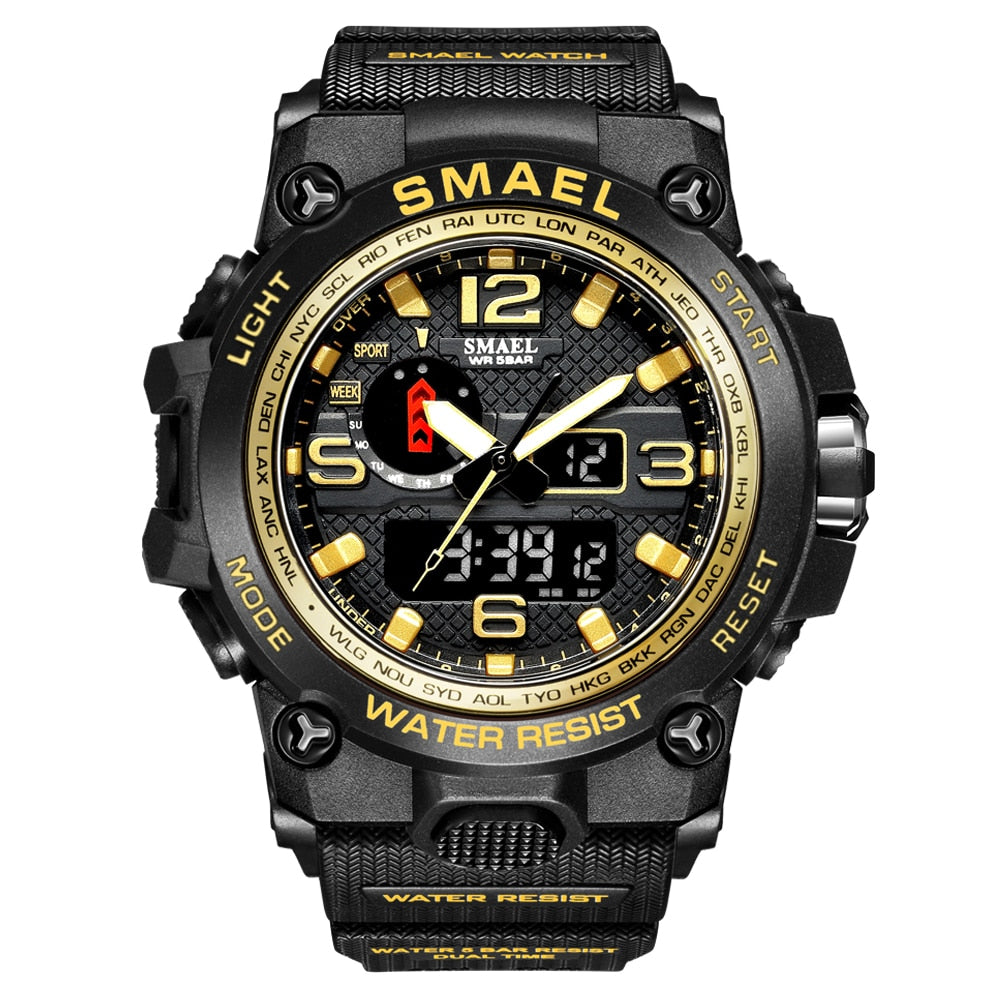 Rugged Sports Watches for Men with Digital and Analogue Display