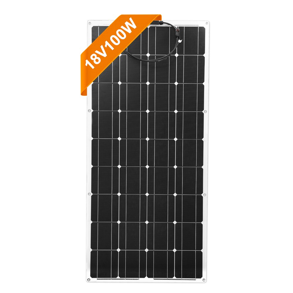 100W Monocrystalline Flexible Solar Panels