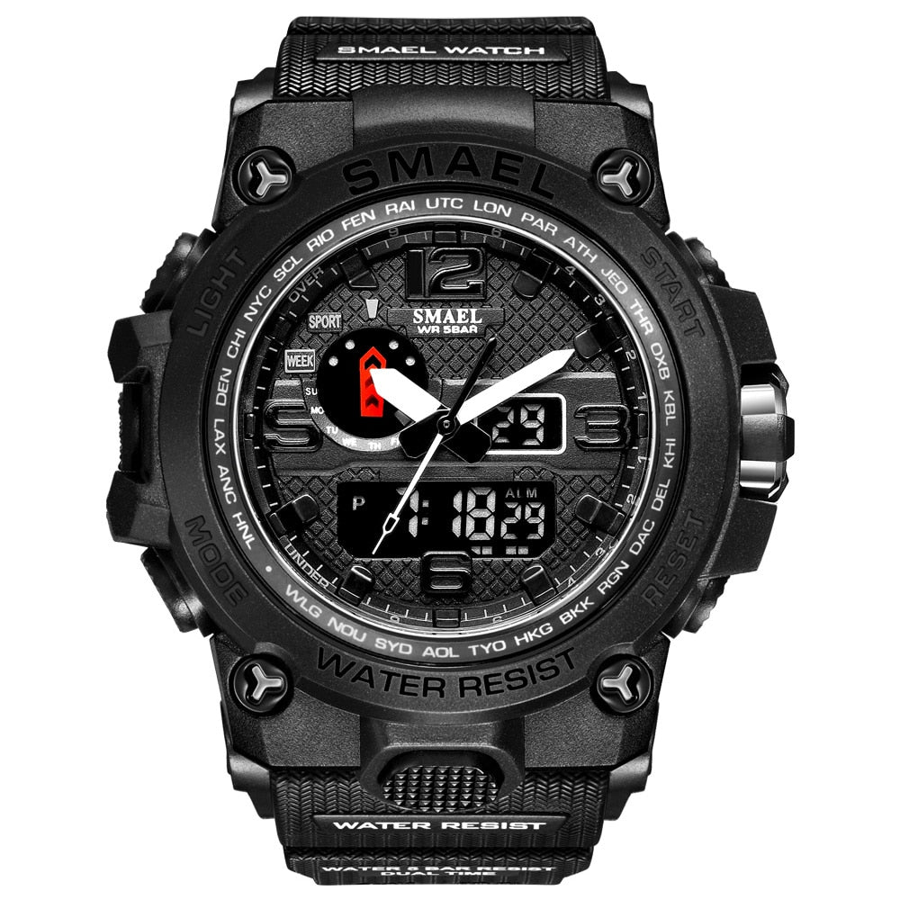 Rugged Sports Watches for Men with Digital and Analogue Display