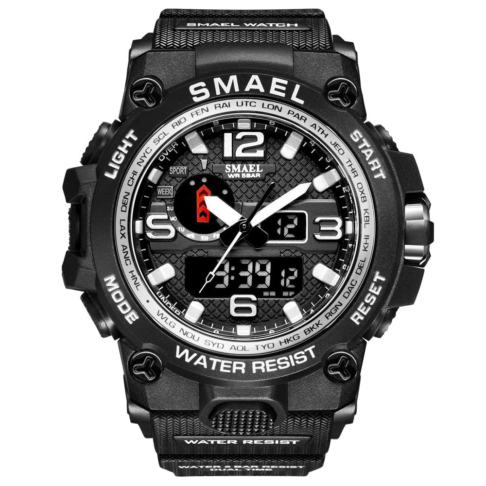 Rugged Sports Watches for Men with Digital and Analogue Display