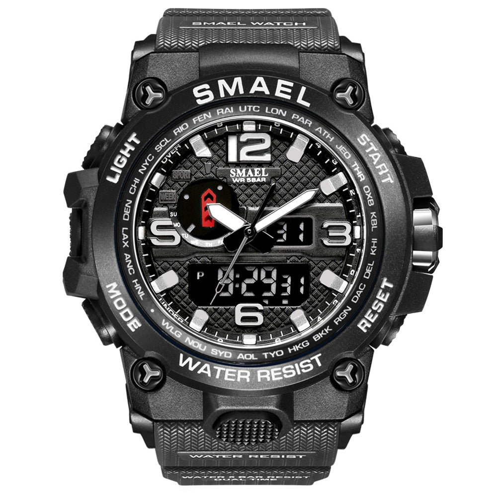 Rugged Sports Watches for Men with Digital and Analogue Display