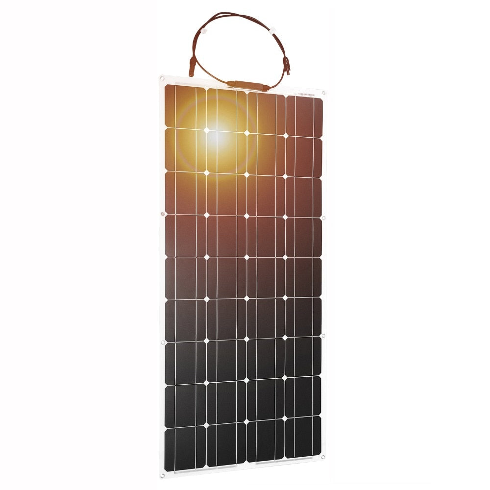 100W Monocrystalline Flexible Solar Panels