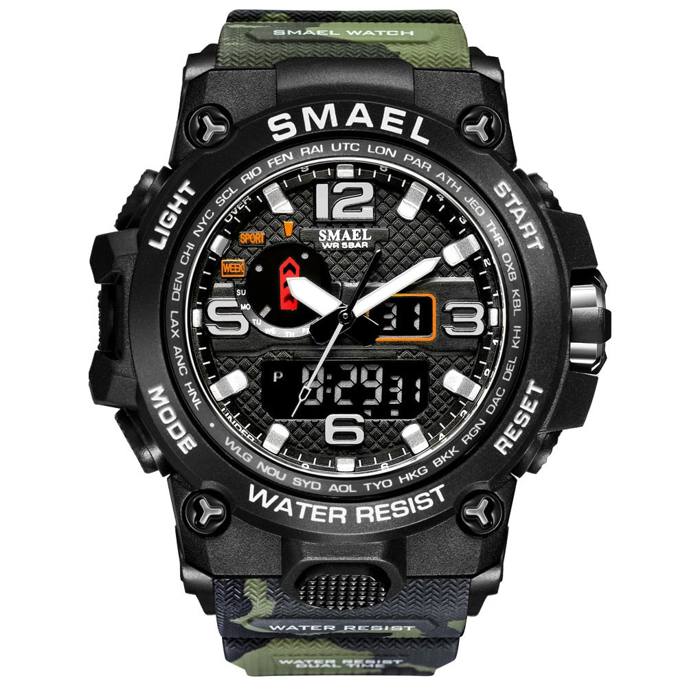 Rugged Sports Watches for Men with Digital and Analogue Display