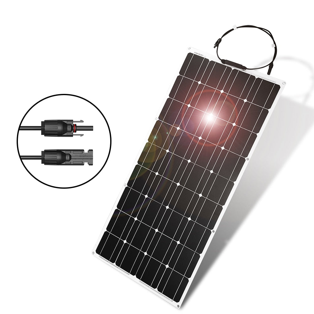 100W Monocrystalline Flexible Solar Panels