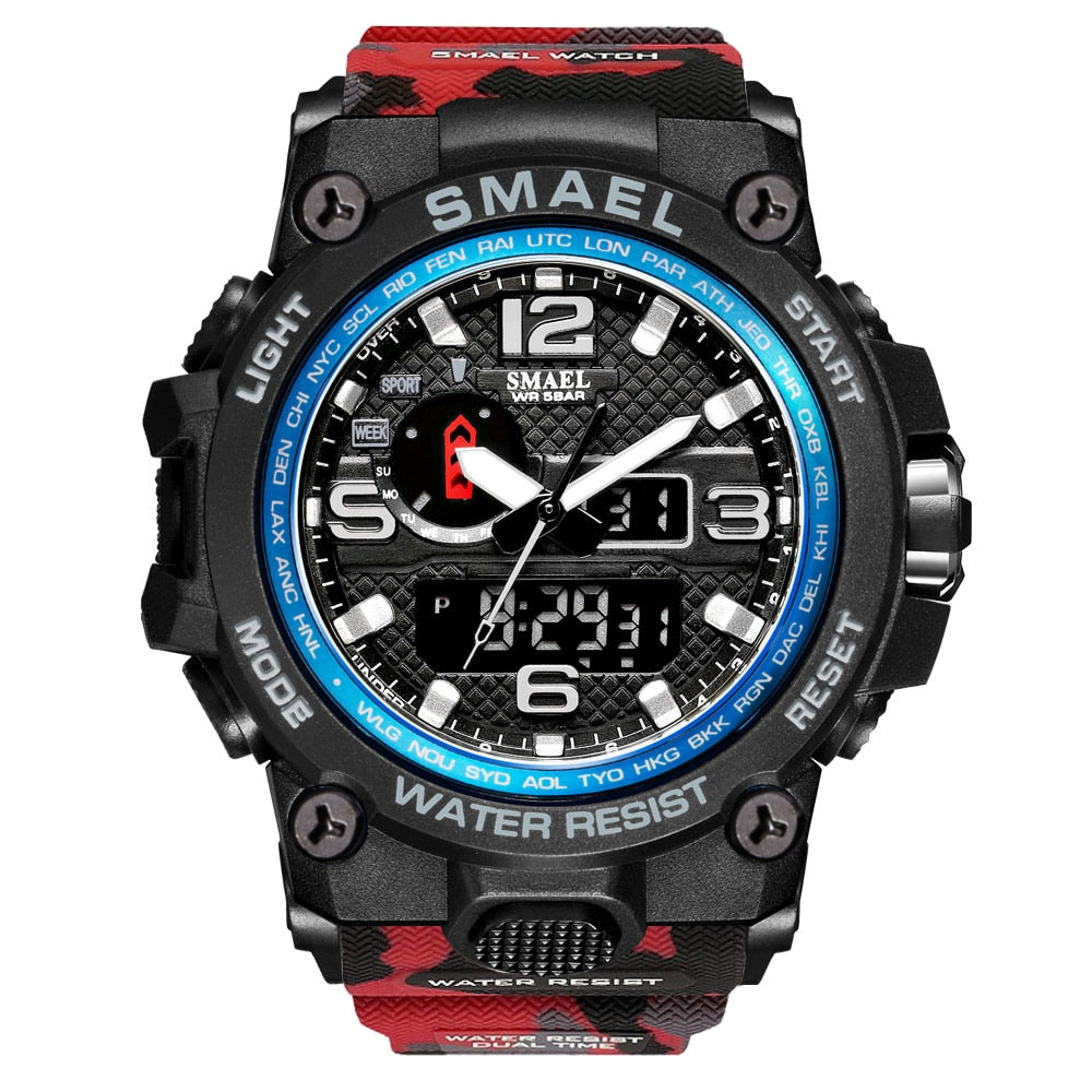 Rugged Sports Watches for Men with Digital and Analogue Display