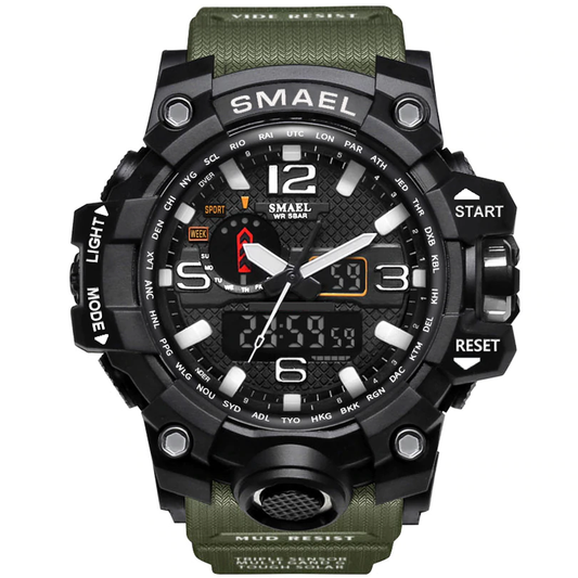 Rugged Sports Watches for Men with Digital and Analogue Display