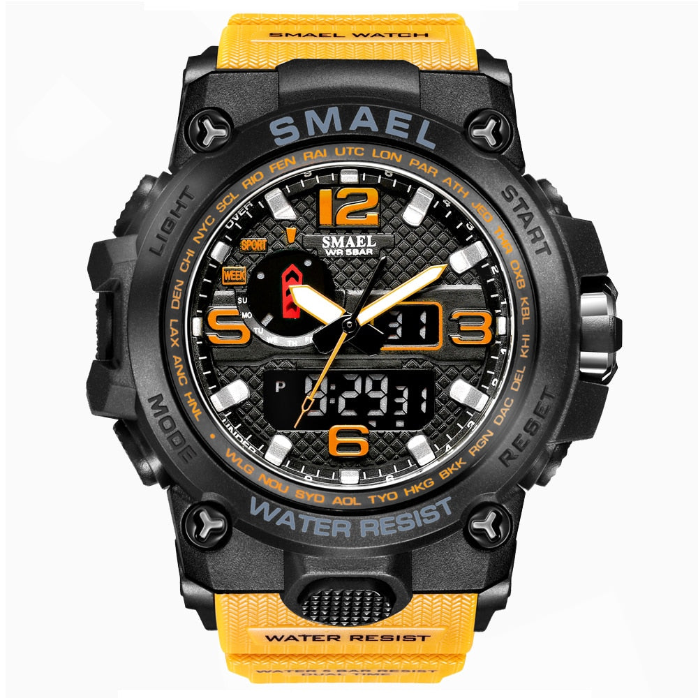 Rugged Sports Watches for Men with Digital and Analogue Display