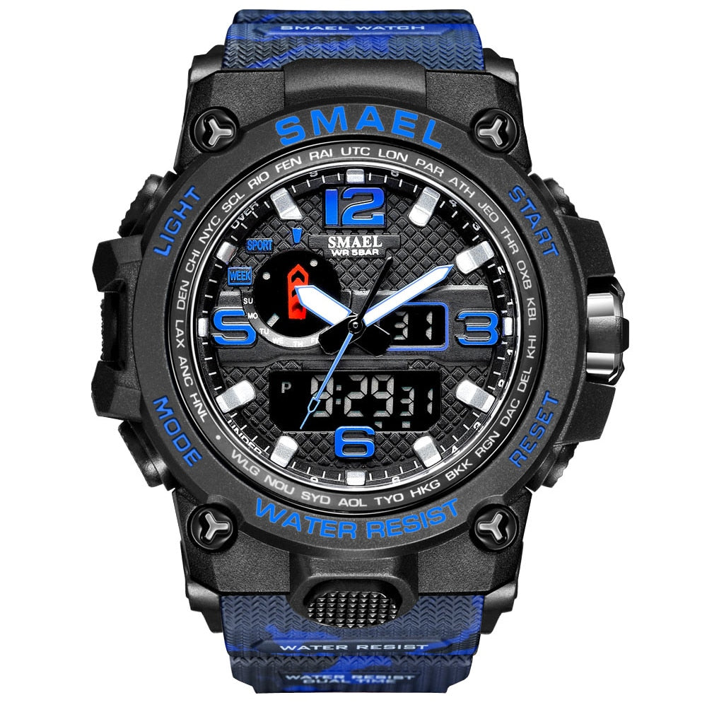 Rugged Sports Watches for Men with Digital and Analogue Display