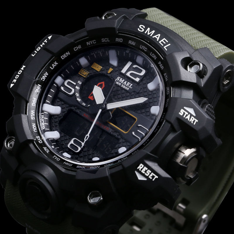 Rugged Sports Watches for Men with Digital and Analogue Display